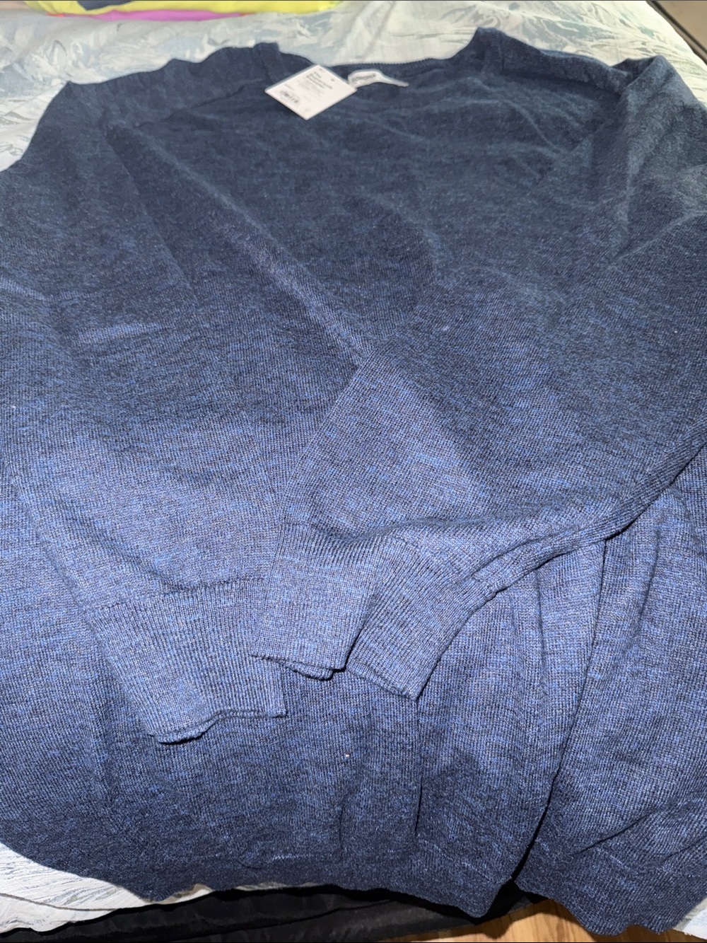 NWT- Sonoma Men's Navy Blue Crewneck Sweater